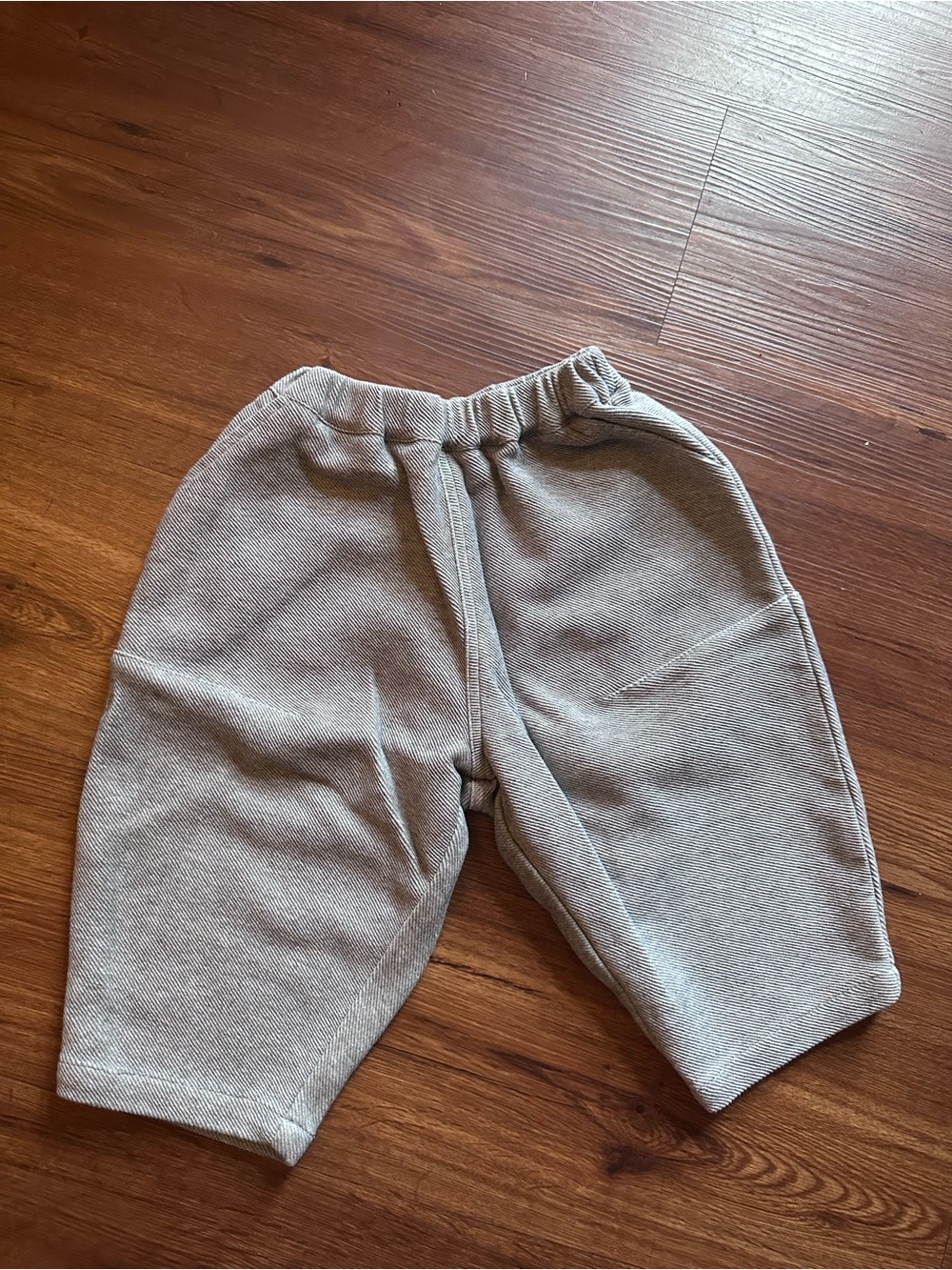 Kids Gray Pull-On Baggy Trouser Pants